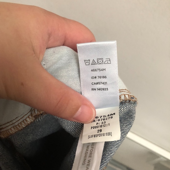 NWT LOFT Button front cut off shorts sz 8 // I42 - Picture 8 of 8